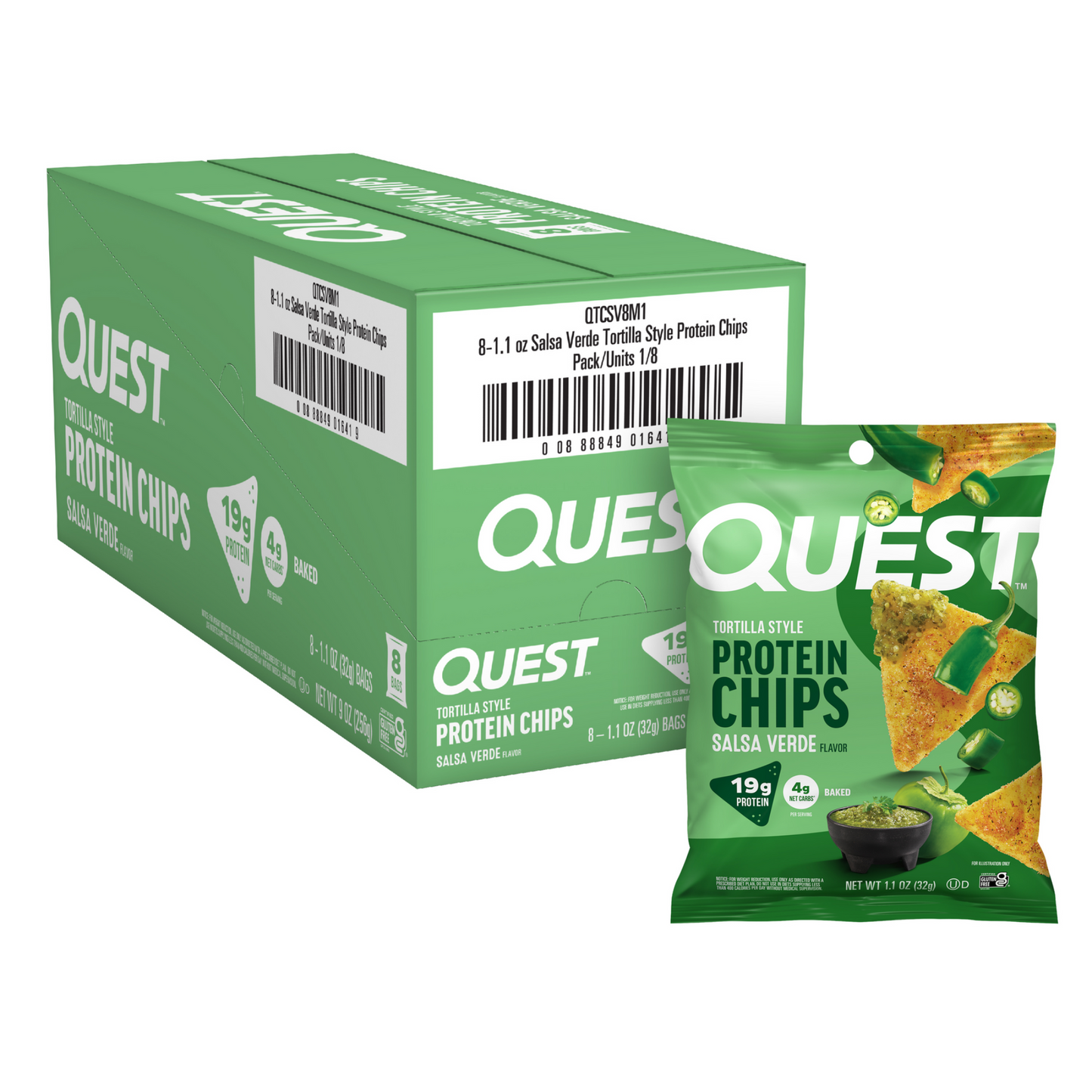 salsa-verde-tortilla-style-protein-chips-u5 110071_QN_USA_Pkg_ProteinChips_Tortilla_SV_8ctCarton_3D_Composite_Force_1.png