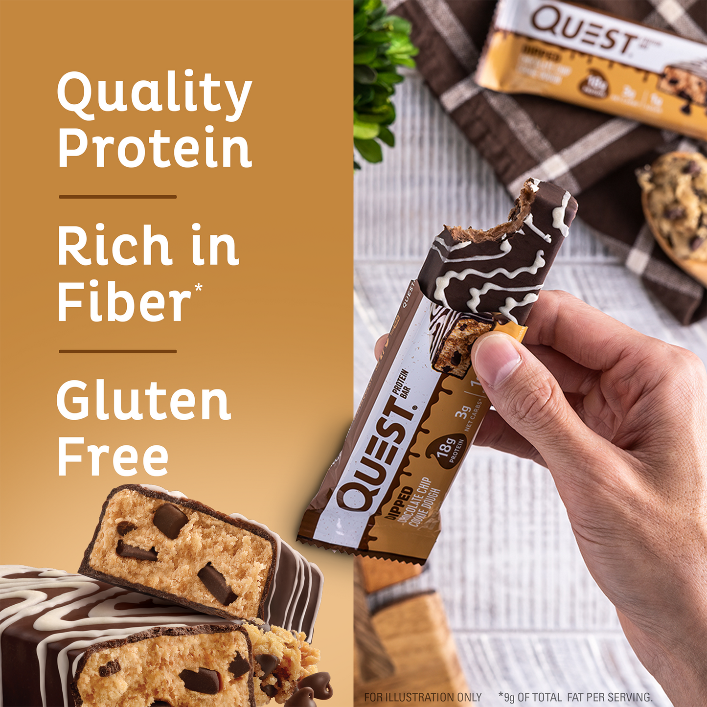 dipped-chocolate-chip-cookie-dough-protein-bar-x5 qst-012268_dipped-chocolate-chip-cookie-dough-protein-bar_5.png